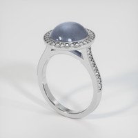 8.04 Ct. Sapphire Ring, Platinum 950 2