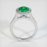 3.03 Ct. Emerald Ring, Platinum 950 3