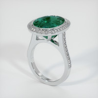 10.66 Ct. Sapphire Ring, Platinum 950 2