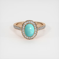 1.24 Ct. Gemstone Ring, 14K Rose Gold 1