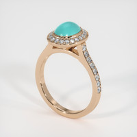 1.24 Ct. Gemstone Ring, 14K Rose Gold 2