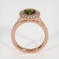 2.09 Ct. Color Change Sapphire Ring, 14K Rose Gold 2