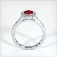1.62 Ct. Ruby Ring, 10K White Gold 3