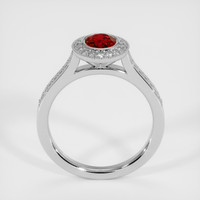 1.31 Ct. Ruby Ring, 10K White Gold 3