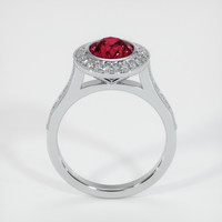2.35 Ct. Ruby Ring, 10K White Gold 3