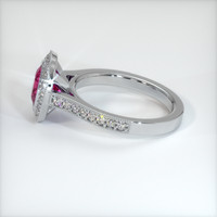 1.68 Ct. Purplish Red Ruby Ring, 10K White Gold 4