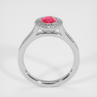 1.20 Ct. Pinkish Red Ruby Ring, 10K White Gold 3
