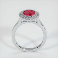 3.17 Ct. Ruby Ring, 14K White Gold 3