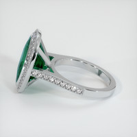 10.66 Ct. Sapphire Ring, 14K White Gold 4