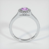 0.58 Ct. Purple Sapphire Ring, 14K White Gold 3