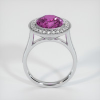 8.10 Ct. Sapphire Ring, 14K White Gold 3
