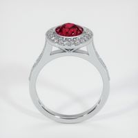 2.35 Ct. Ruby Ring, 18K White Gold 3