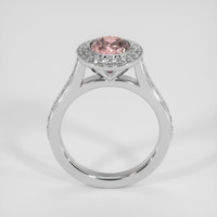 2.82 Ct. Pink Sapphire Ring, 18K White Gold 3