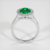 3.03 Ct. Emerald Ring, 18K White Gold 3
