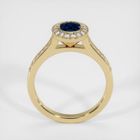 0.75 Ct. Sapphire Ring, 14K Yellow Gold 3