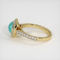 1.24 Ct. Gemstone Ring, 14K Yellow Gold 4