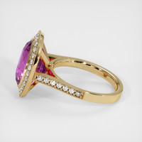 8.10 Ct. Sapphire Ring, 14K Yellow Gold 4