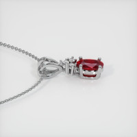 1.05 Ct. Ruby Pendant, Platinum 950 3