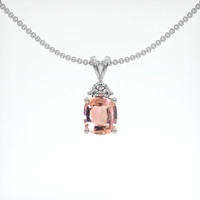 0.92 Ct. Sapphire Pendant, Platinum 950 1
