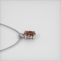 1.18 Ct. Sapphire Pendant, 14K White Gold 3