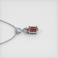 1.63 Ct. Sapphire Pendant, 14K White Gold 3