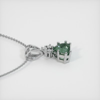 1.20 Ct. Sapphire Pendant, 14K White Gold 3