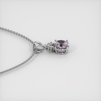 0.92 Ct. Sapphire Pendant, 14K White Gold 3