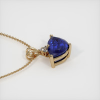 2.51 Ct. Sapphire Pendant, 14K Yellow Gold 3