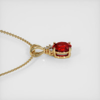 2.52 Ct. Ruby Pendant, 14K Yellow Gold 3