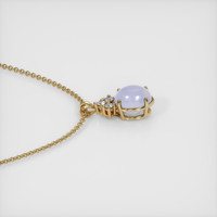 36.03 Ct. Greyish Blue Sapphire Pendant, 14K Yellow Gold 3
