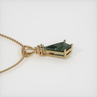 2.18 Ct. Sapphire Pendant, 14K Yellow Gold 3