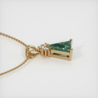 0.93 Ct. Sapphire Pendant, 14K Yellow Gold 3