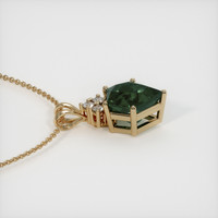 3.44 Ct. Sapphire Pendant, 14K Yellow Gold 3
