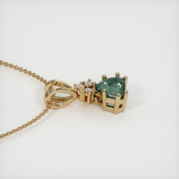 1.20 Ct. Sapphire Pendant, 14K Yellow Gold 3