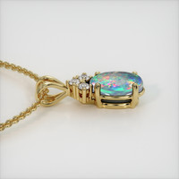 0.85 Ct. Gemstone Pendant, 18K Yellow Gold 3