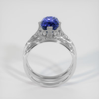 2.31 Ct. Blue Sapphire Ring, Platinum 950 3