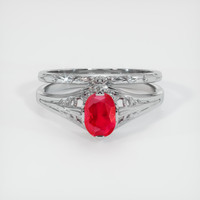 Ruby Ring 0.97 Ct. Platinum 950 Preview