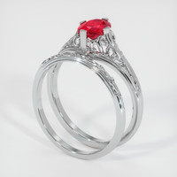 Ruby Ring 0.97 Ct. Platinum 950 Preview