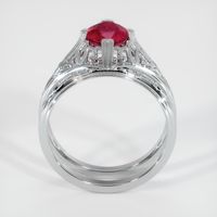 1.21 Ct. Ruby Ring, 14K White Gold 3