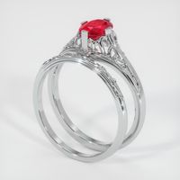 Ruby Ring 0.97 Ct. 14K White Gold Preview