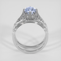 1.64 Ct. Blue Sapphire Ring, 14K White Gold 3