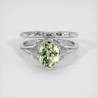 1.50 Ct. Sapphire Ring, 14K White Gold 1