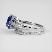 2.31 Ct. Blue Sapphire Ring, 18K White Gold 4