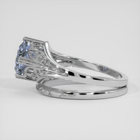 1.64 Ct. Blue Sapphire Ring, 18K White Gold 4