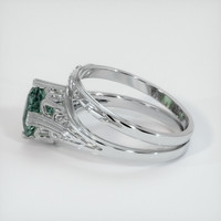 1.48 Ct. Sapphire Ring, 18K White Gold 4