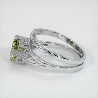 1.50 Ct. Sapphire Ring, 18K White Gold 4
