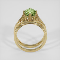 4.00 Ct. Green Tourmaline Ring, 14K Yellow Gold 3