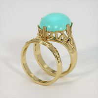 5.68 Ct. Gemstone Ring, 14K Yellow Gold 2