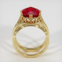 7.02 Ct. Ruby Ring, 14K Yellow Gold 3