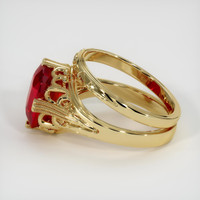7.02 Ct. Ruby Ring, 14K Yellow Gold 4